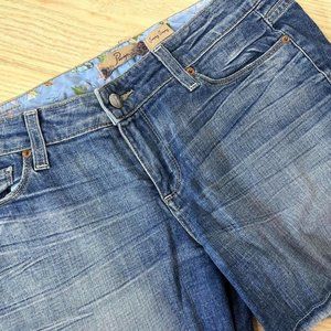 Paige Blue Denim Shorts